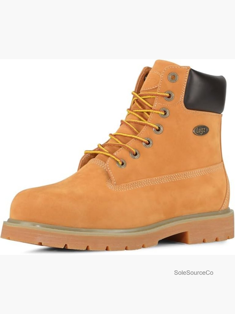 Steel Toe Work Boots Men's 6" Lace Up Industrial Construction Boots